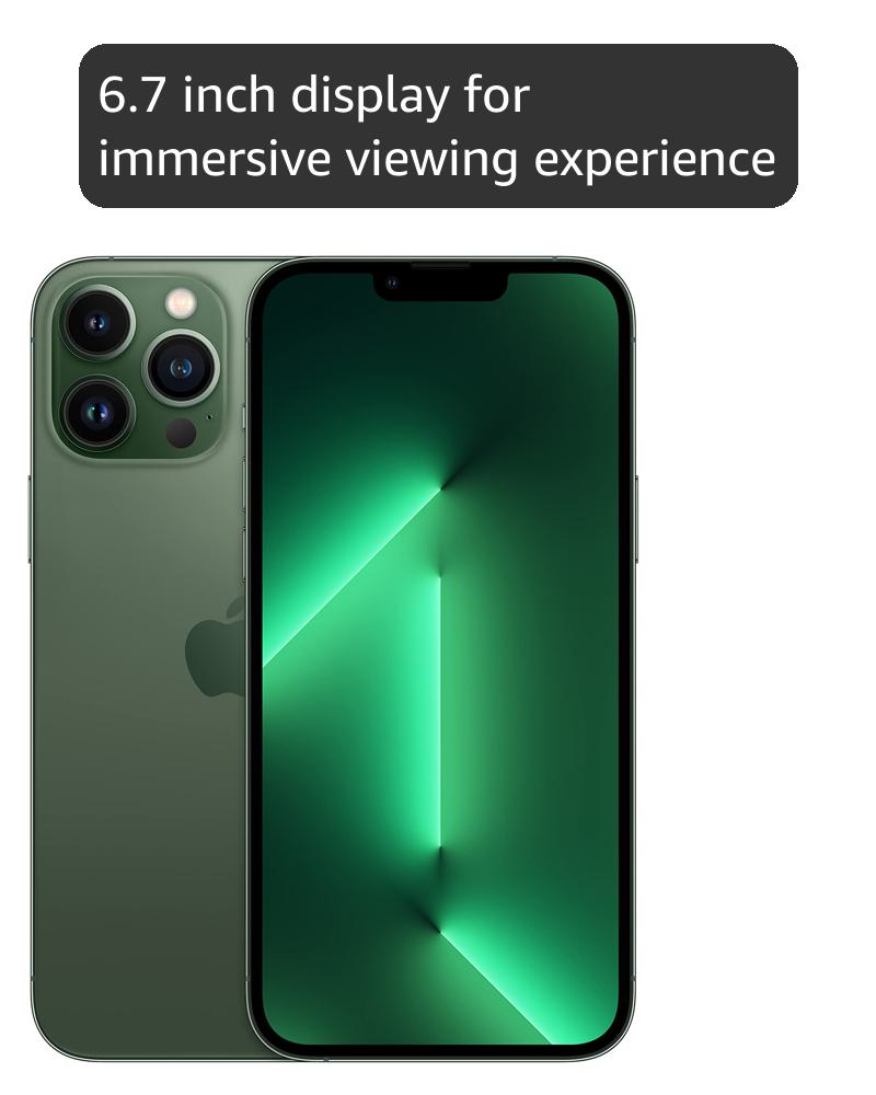 Apple iPhone 13 Pro Max, 128GB, Alpine Green - (Renewed): Amazon
